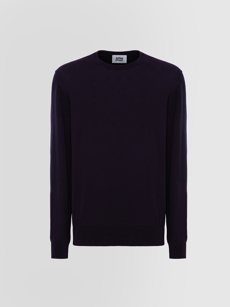 Alpha-Studio Men's Cotton Sweater Green