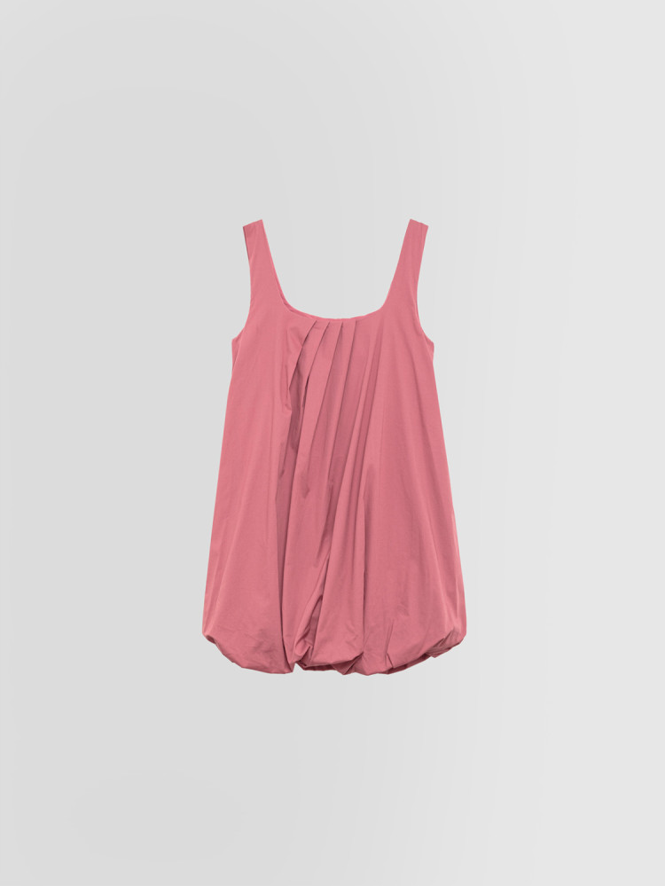 PUFFED TAFFETA DRESS