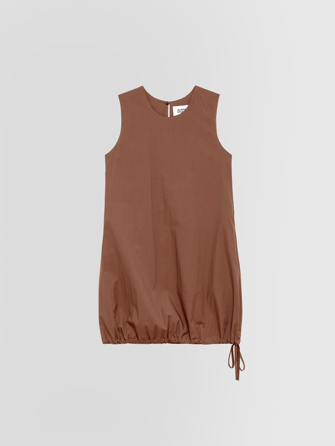 SHORT DRESS IN TECHNICAL COTTON