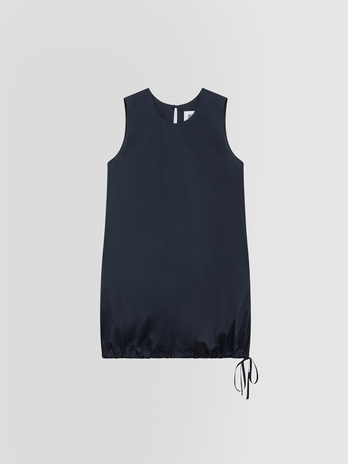 ALPHA STUDIO: TECHNICAL COTTON SHORT DRESS