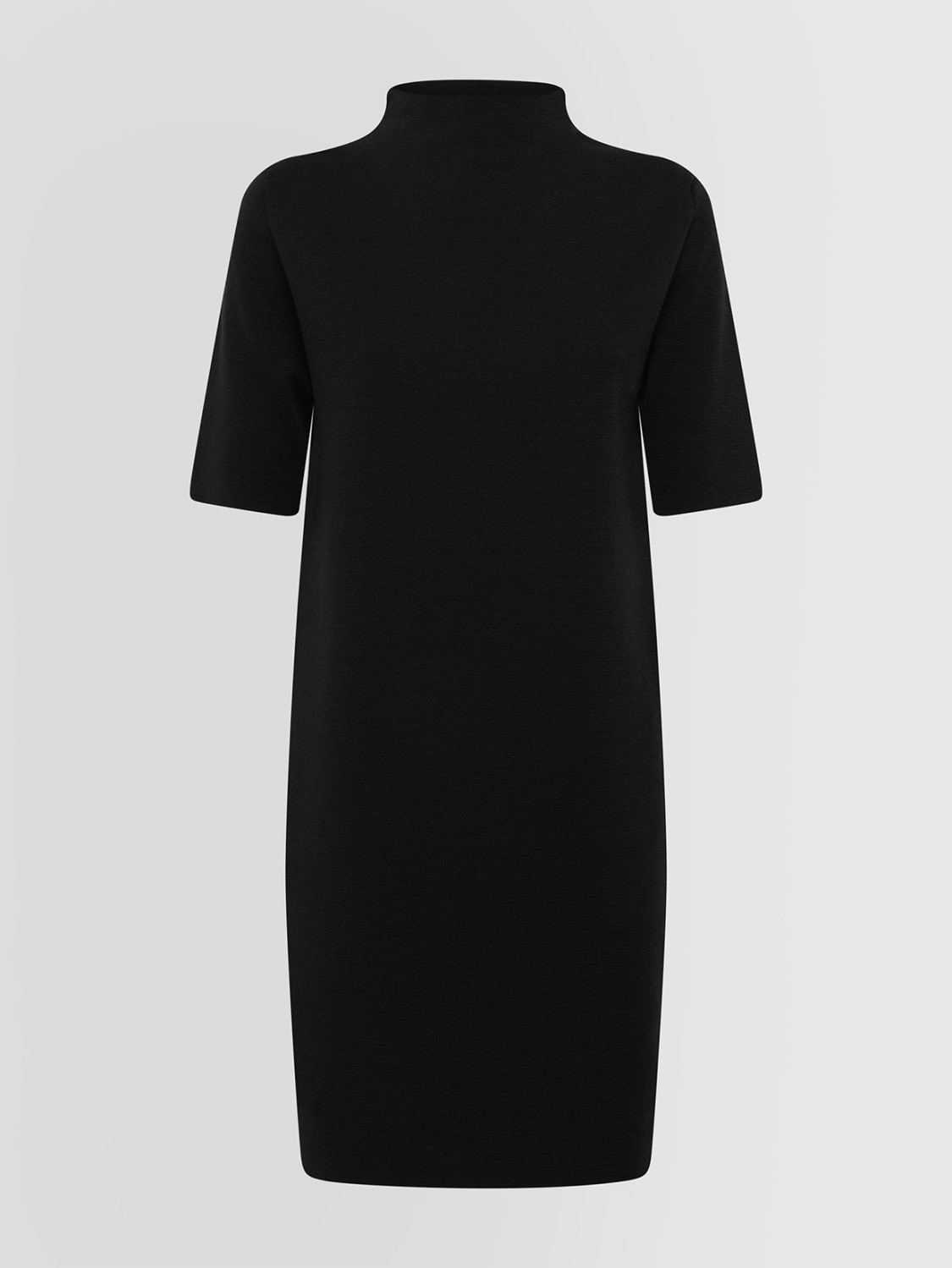 ALPHA STUDIO: SHOULDER PAD TURTLE NECK SWEATER DRESS