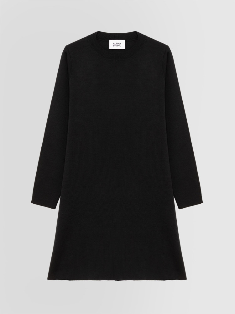 ROBE ÉVASÉE EN MAILLE