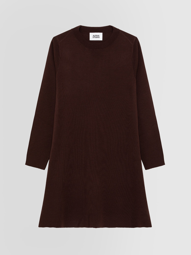 ROBE ÉVASÉE EN MAILLE