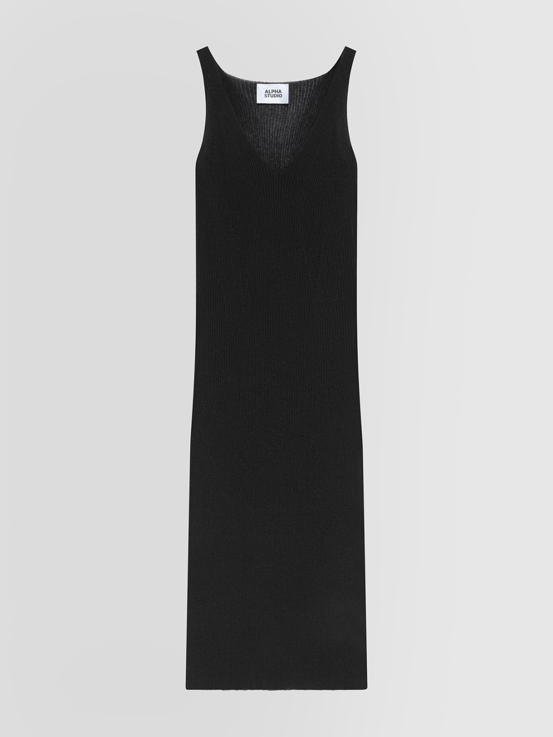 ALPHA STUDIO: VESTIDO EFECTO HUMEDO