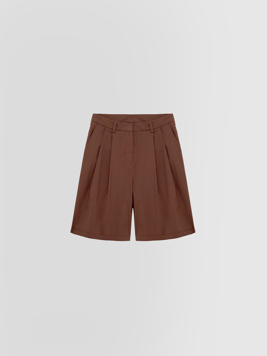 ALPHA STUDIO: TECHNICAL COTTON BERMUDA SHORTS
