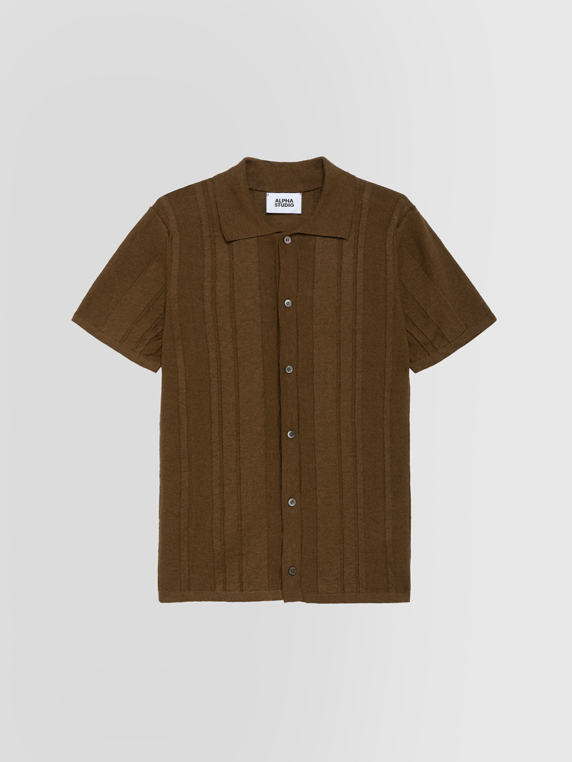 ALPHA STUDIO: LINEN CRAFT SHIRT