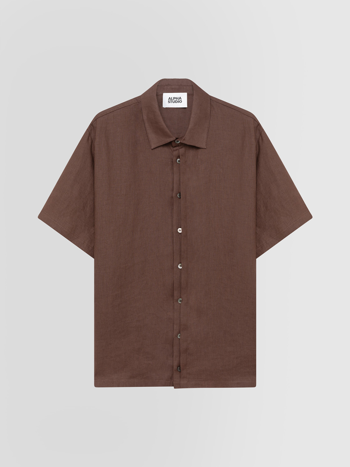 ALPHA STUDIO: LINEN SHIRT