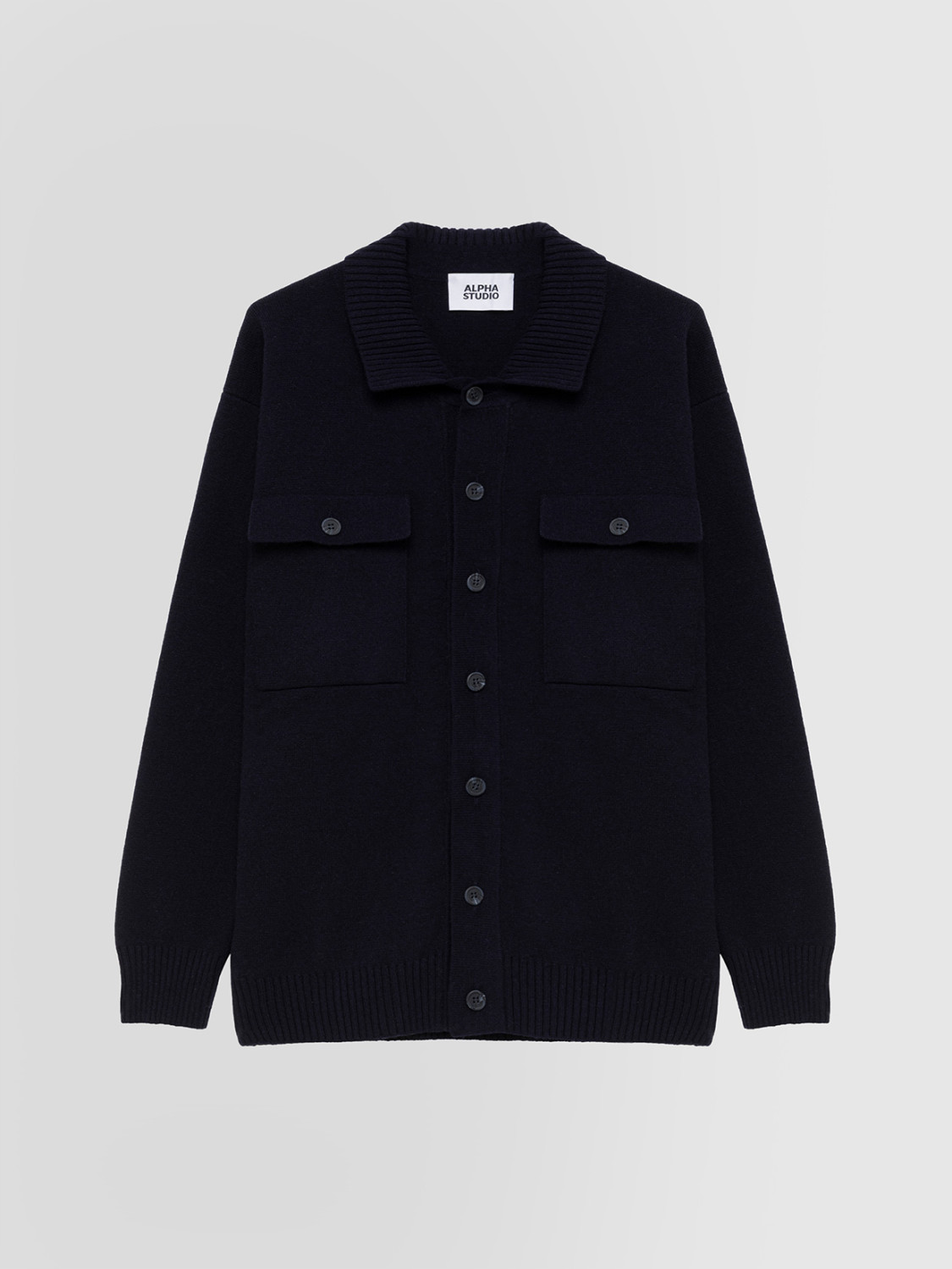 ALPHA STUDIO: CHEMISE EN MAILLE