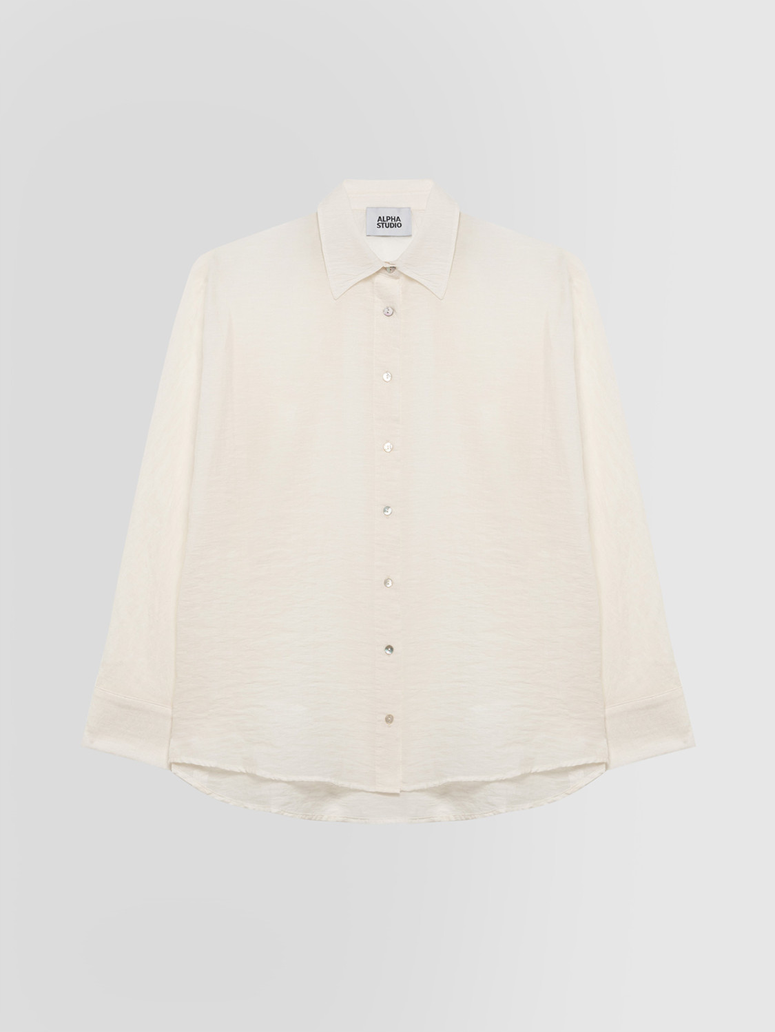 ALPHA STUDIO: MUSLIN SHIRT