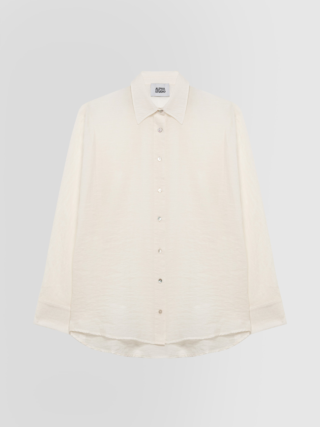 ALPHA STUDIO: CAMISA DE MUSLÍN