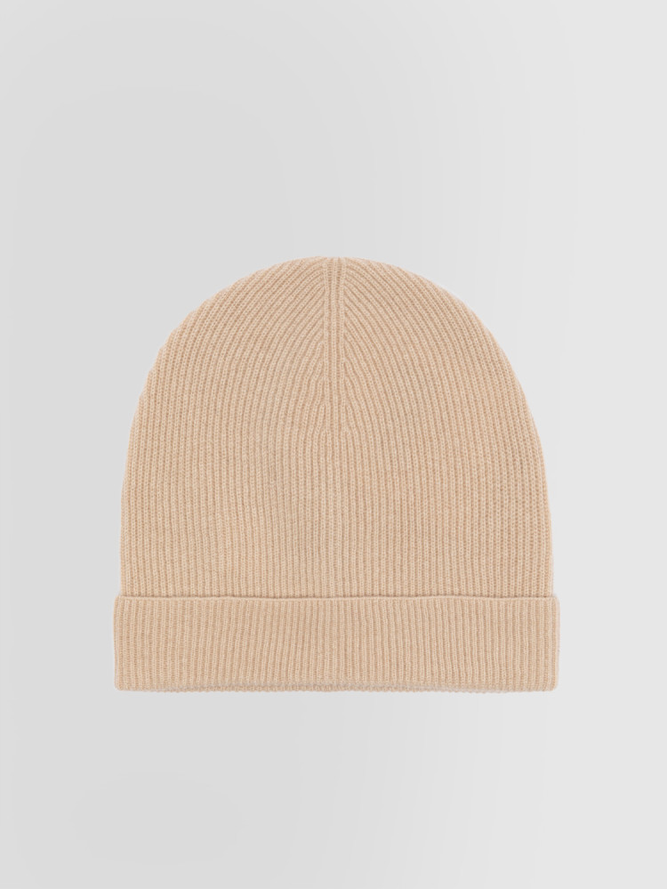 RIBBED HAT IN CASHMERE
