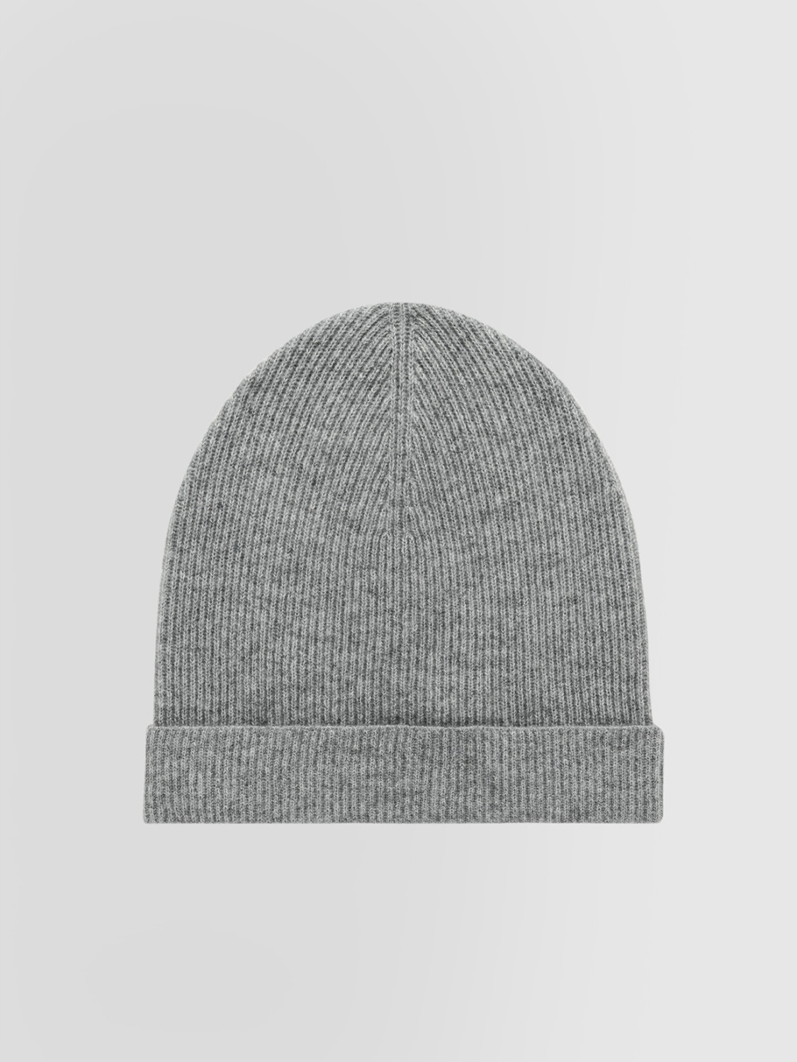 ALPHA STUDIO: RIBBED HAT IN CASHMERE