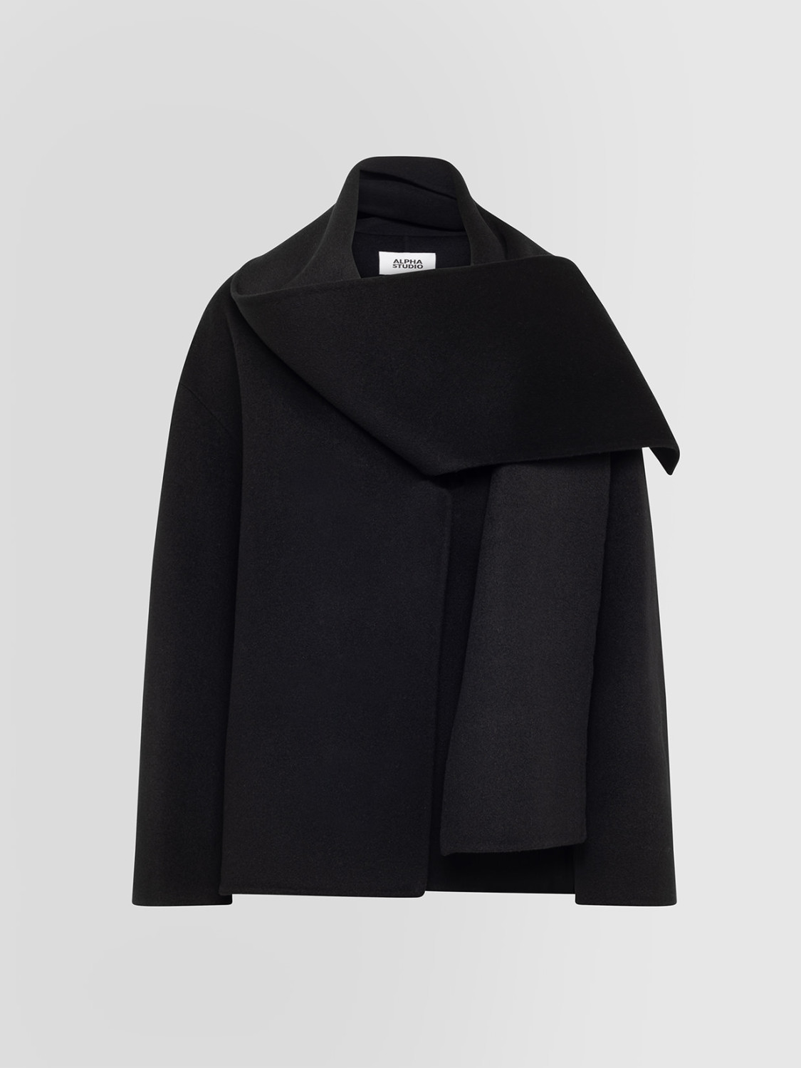 ALPHA STUDIO: CAPPOTTO DOUBLE COLLO SCIARPA