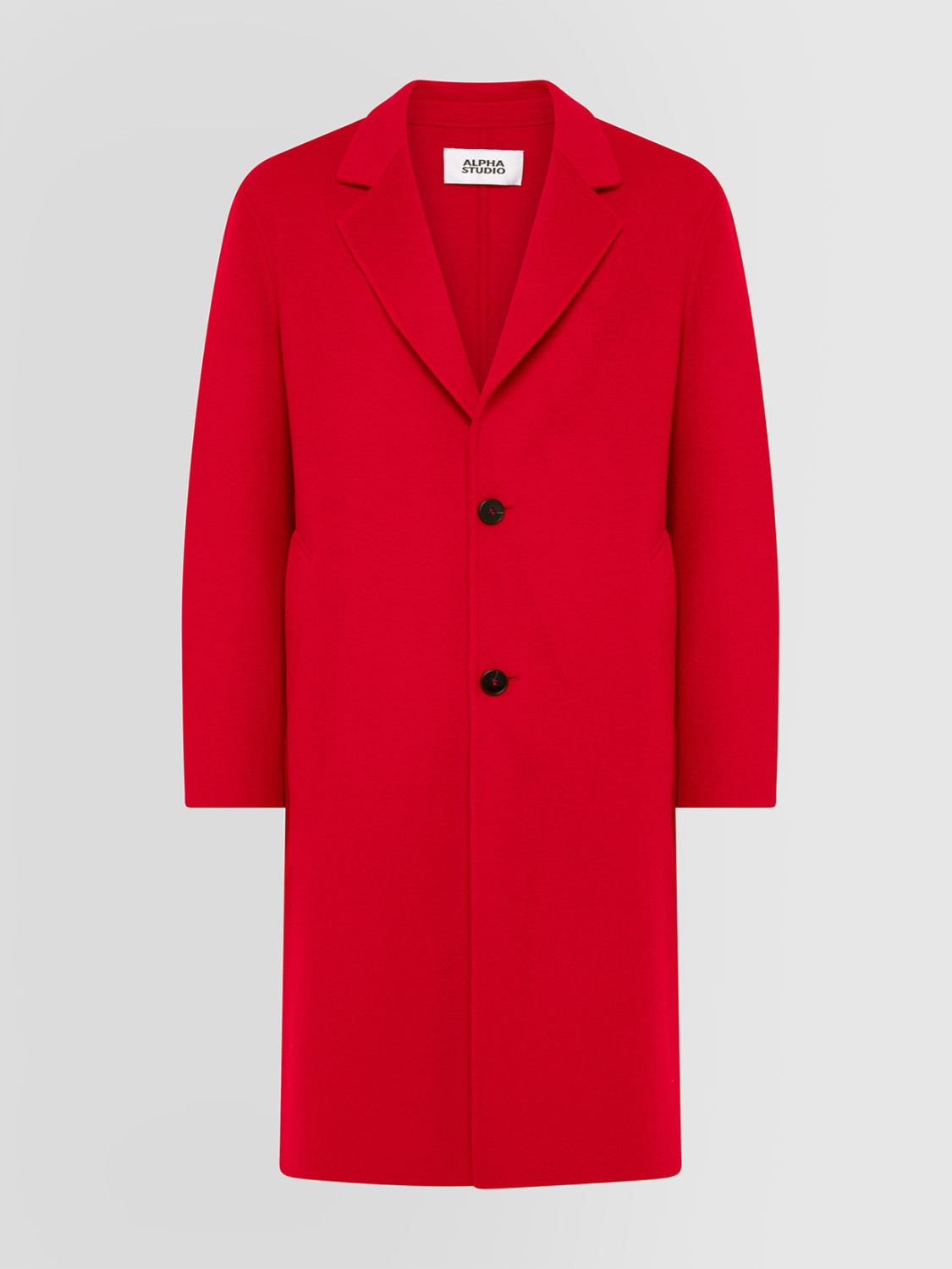 ALPHA STUDIO: LONG DOUBLE REVER COAT