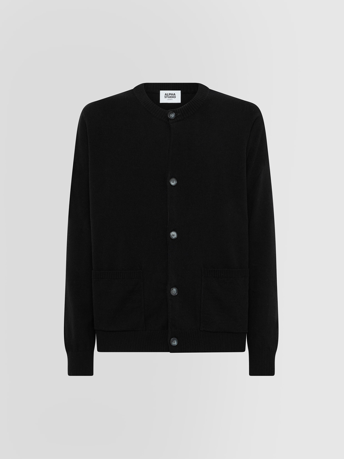 ALPHA STUDIO: BASIC CARDIGAN IN CASHMERE