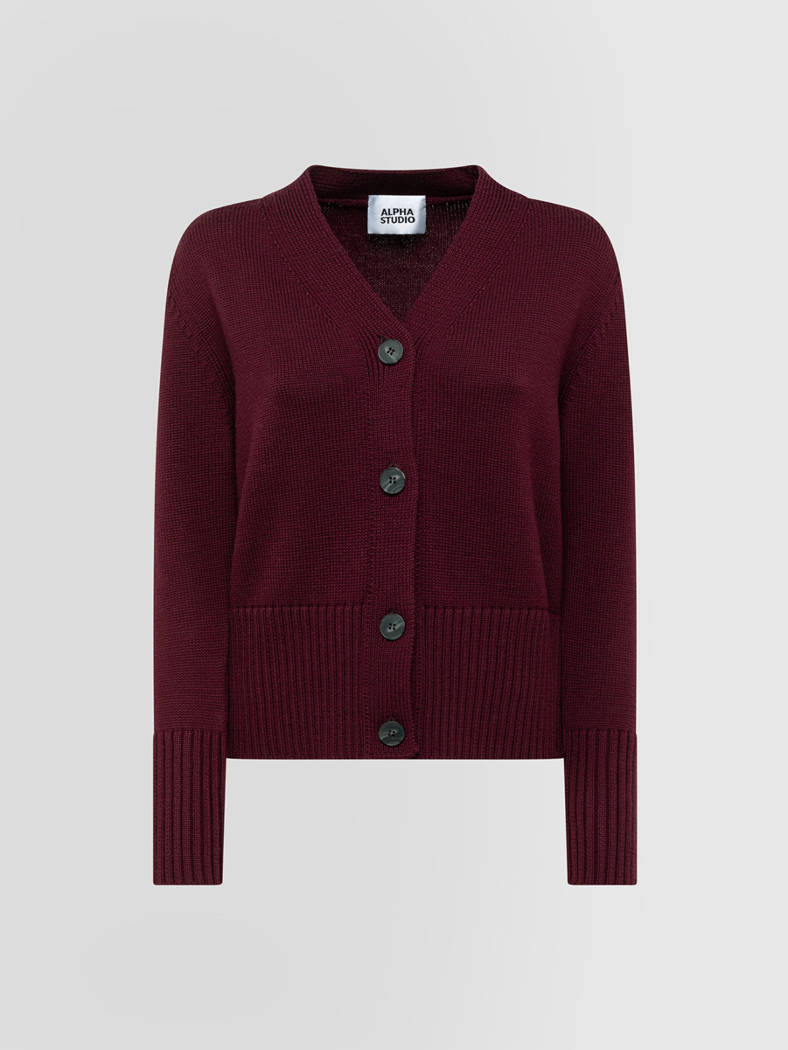 ALPHA STUDIO: ESSENTIAL CARDIGAN