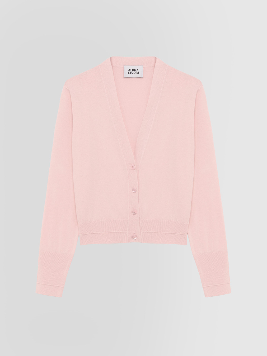 ALPHA STUDIO: CARDIGAN FINO EN VISCOSA