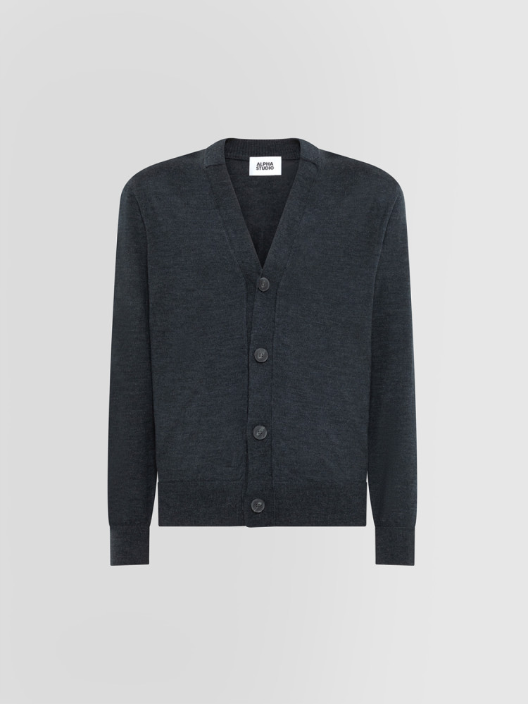 CARDIGAN IN MERINO WOOL
