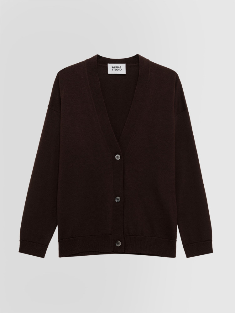 CARDIGAN IN MERINO WOOL