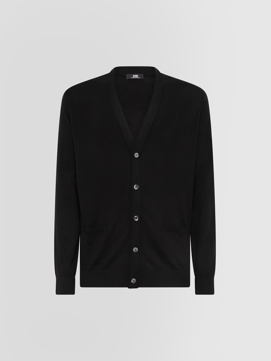 ALPHA STUDIO: ULTRA-FINE MERINO CARDIGAN