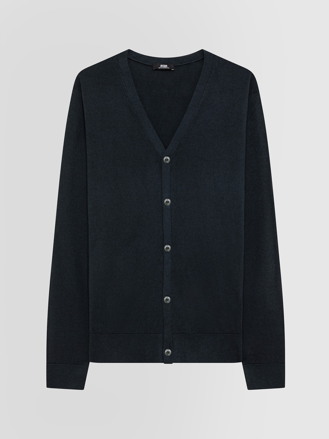 ALPHA STUDIO: CARDIGAN IN SETA E CASHMERE