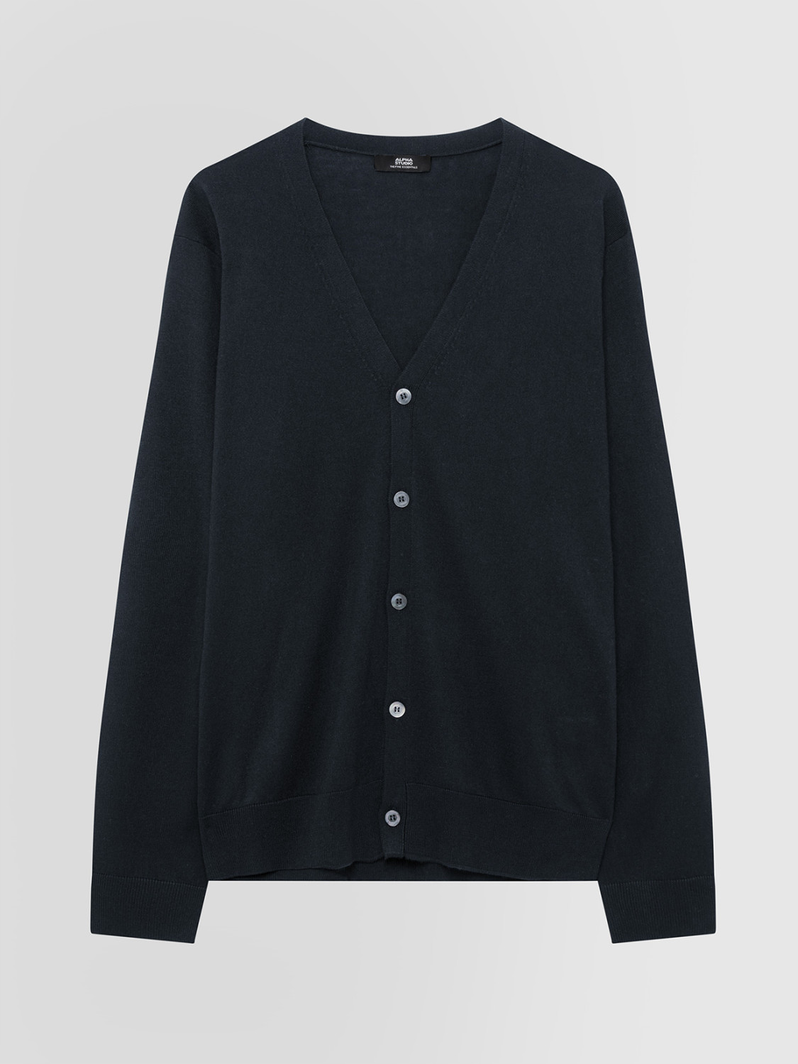 ALPHA STUDIO: CARDIGAN IN SETA E CASHMERE