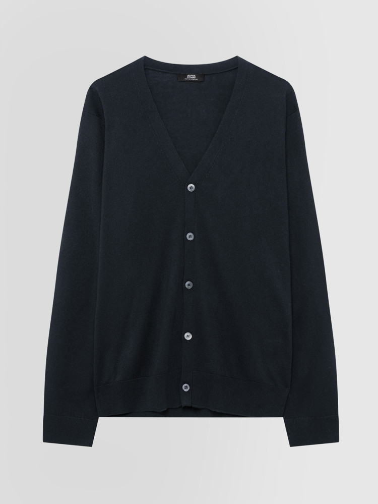 SILK AND CASHMERE CARDIGAN