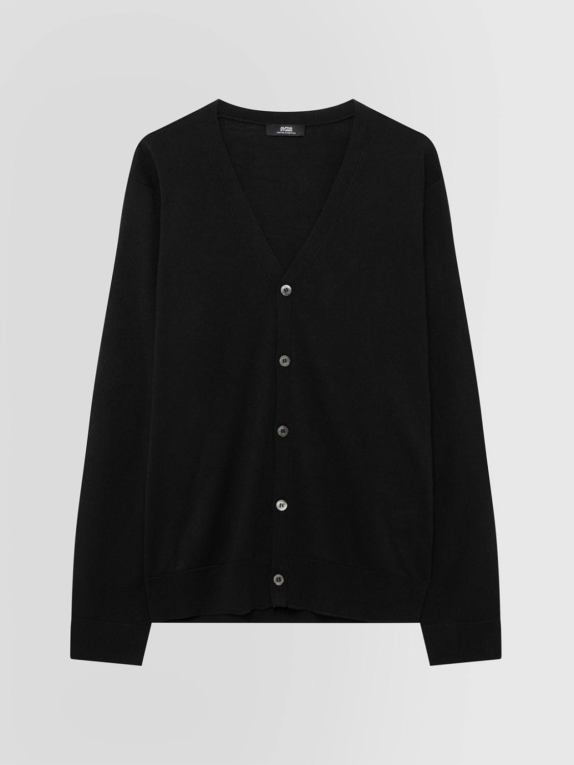 ALPHA STUDIO: SILK AND CASHMERE CARDIGAN