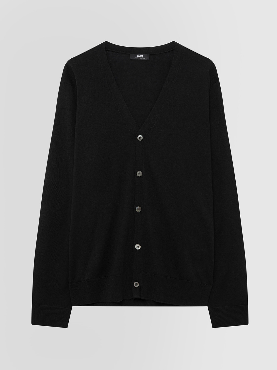 ALPHA STUDIO: CARDIGAN EN SOIE ET CACHEMIRE