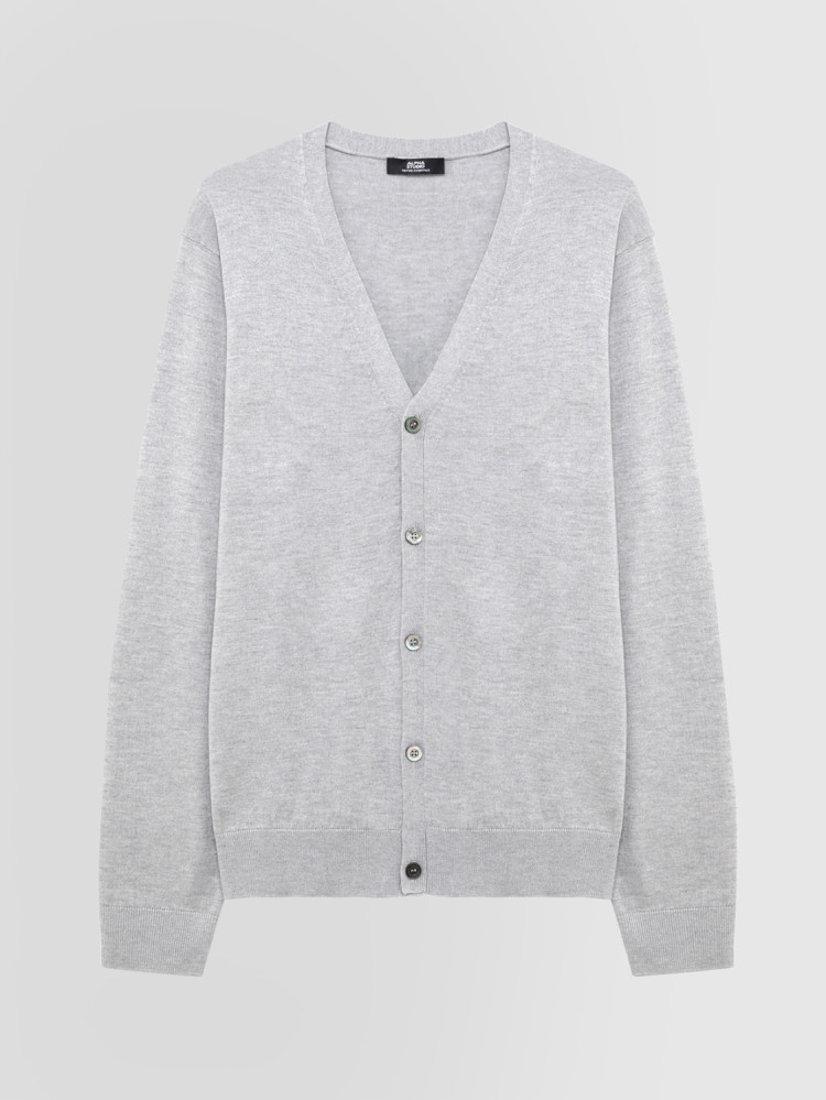 SILK AND CASHMERE CARDIGAN