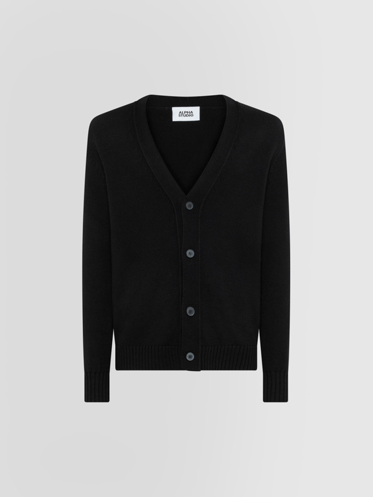 CARDIGAN URBAN IN MERINO WOOL