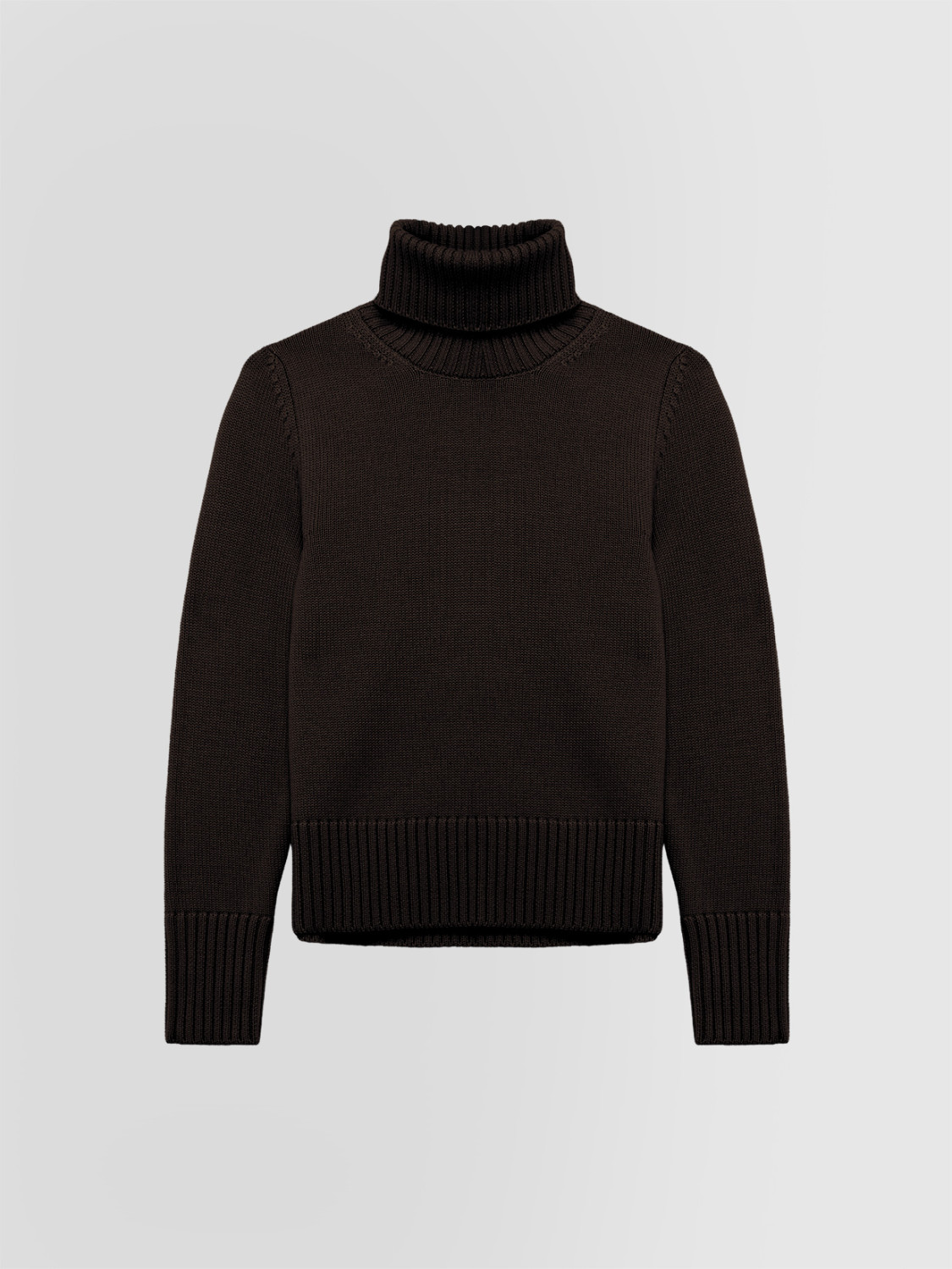 ALPHA STUDIO: JERSEY DE CUELLO CISNE EN LANA MERINO