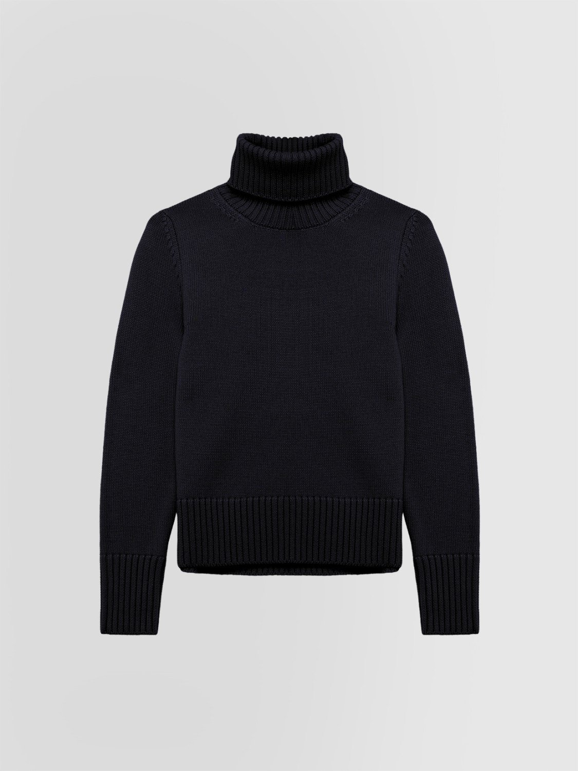 ALPHA STUDIO: JERSEY DE CUELLO CISNE EN LANA MERINO