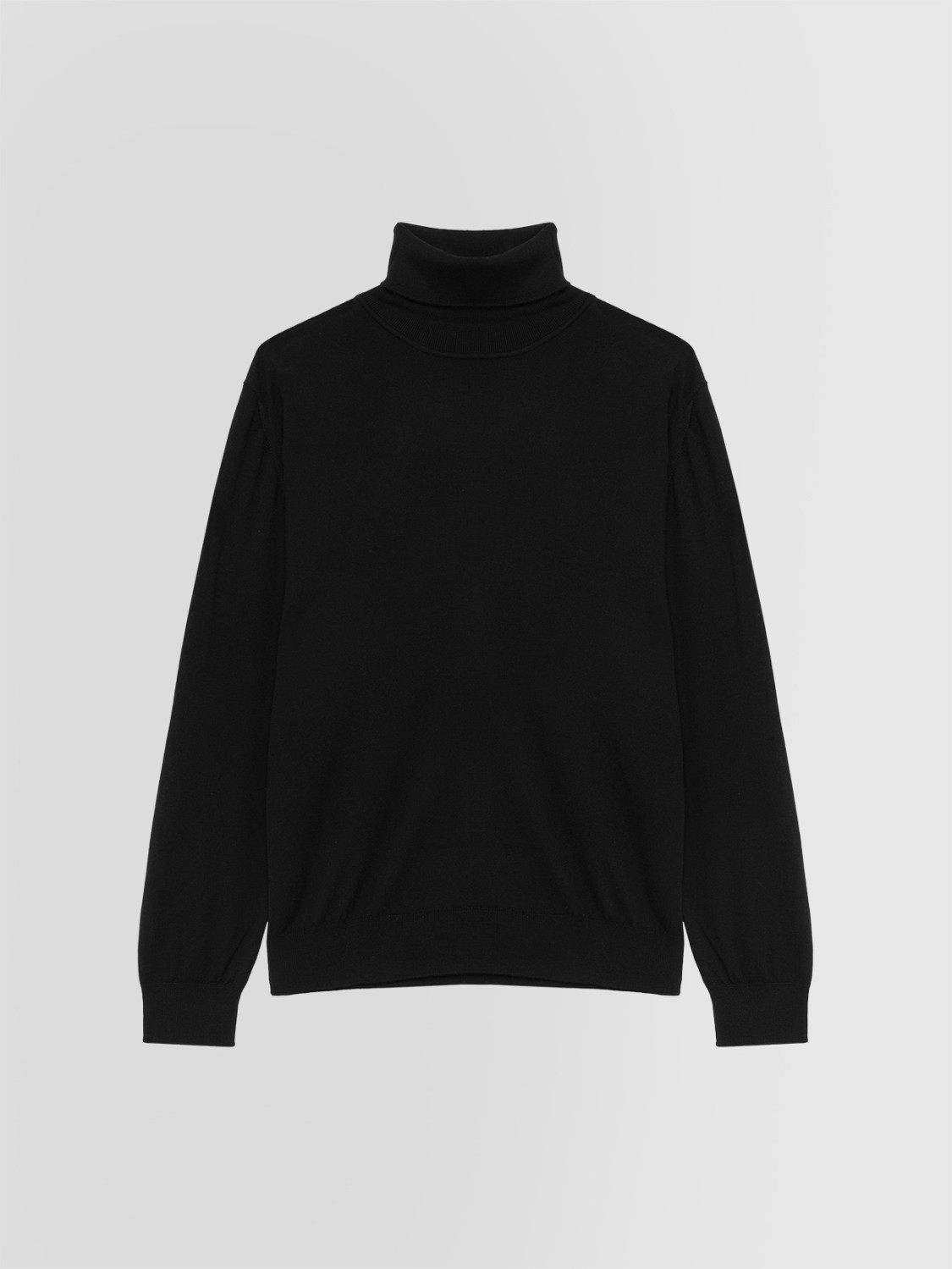 ALPHA STUDIO: TURTLENECK SWEATER IN MERINO WOOL