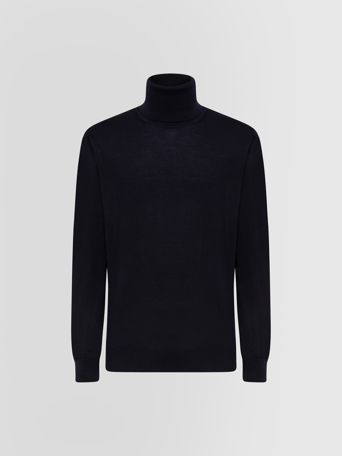 ALPHA STUDIO: ULTRA-FINE MERINO TURTLE NECK