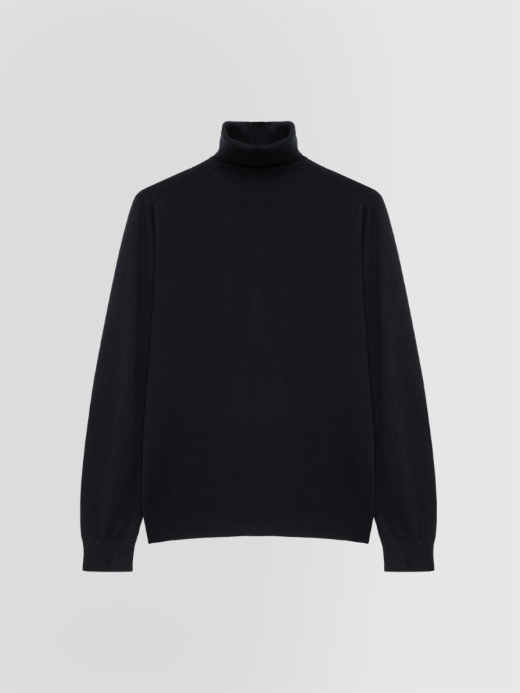 TURTLENECK SWEATER IN SILK AND CASHMERE