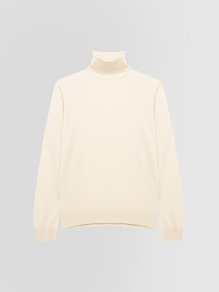 TURTLENECK SWEATER IN SILK AND CASHMERE