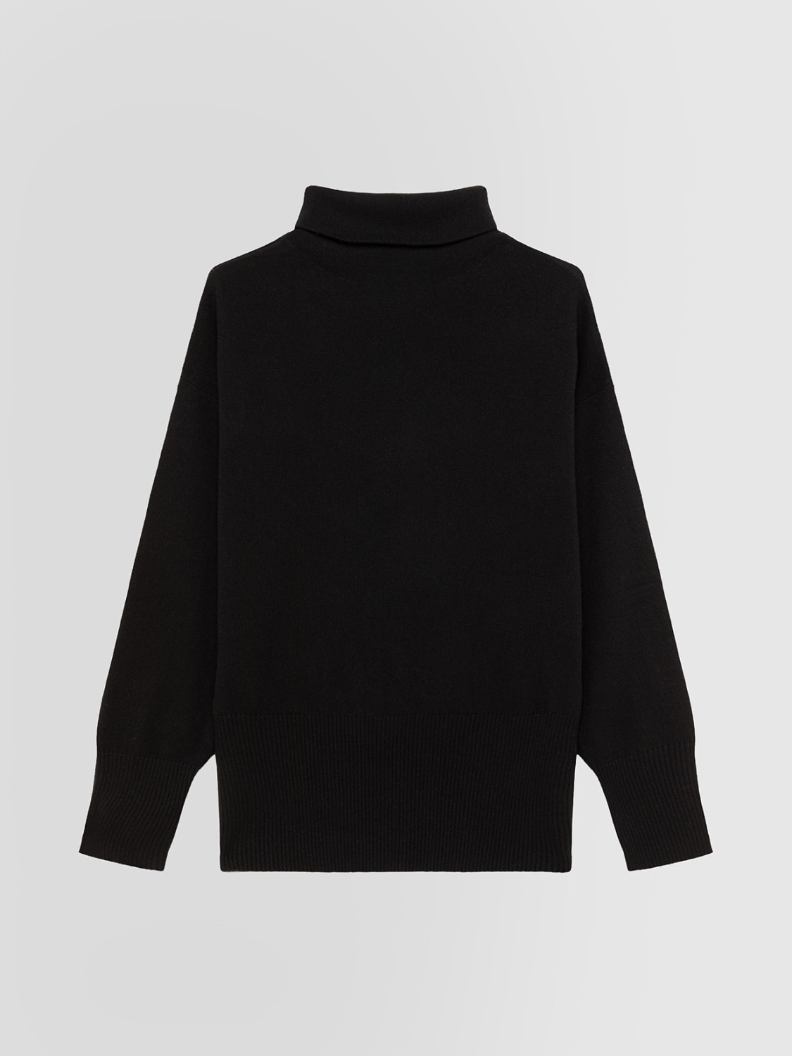 ALPHA STUDIO: HIGH NECK SWEATER IN WOOL AND CASHMERE