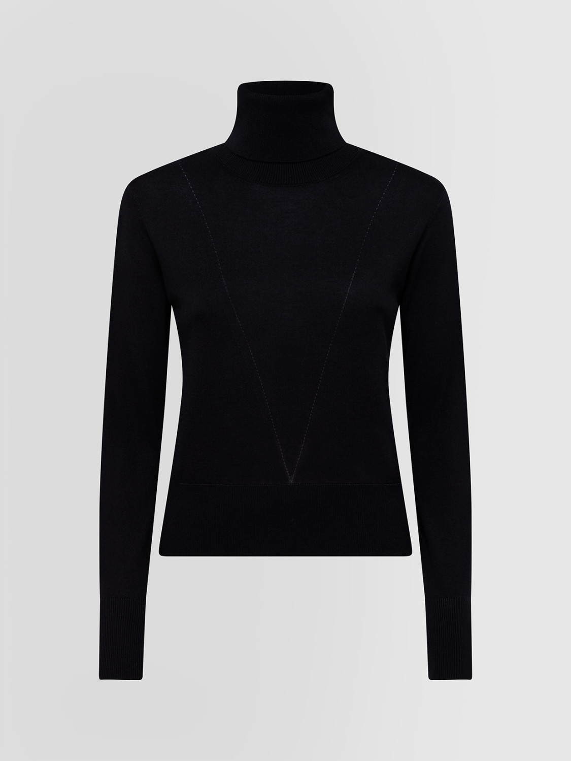 ALPHA STUDIO: SILK AND CASHMERE TURTLENECK