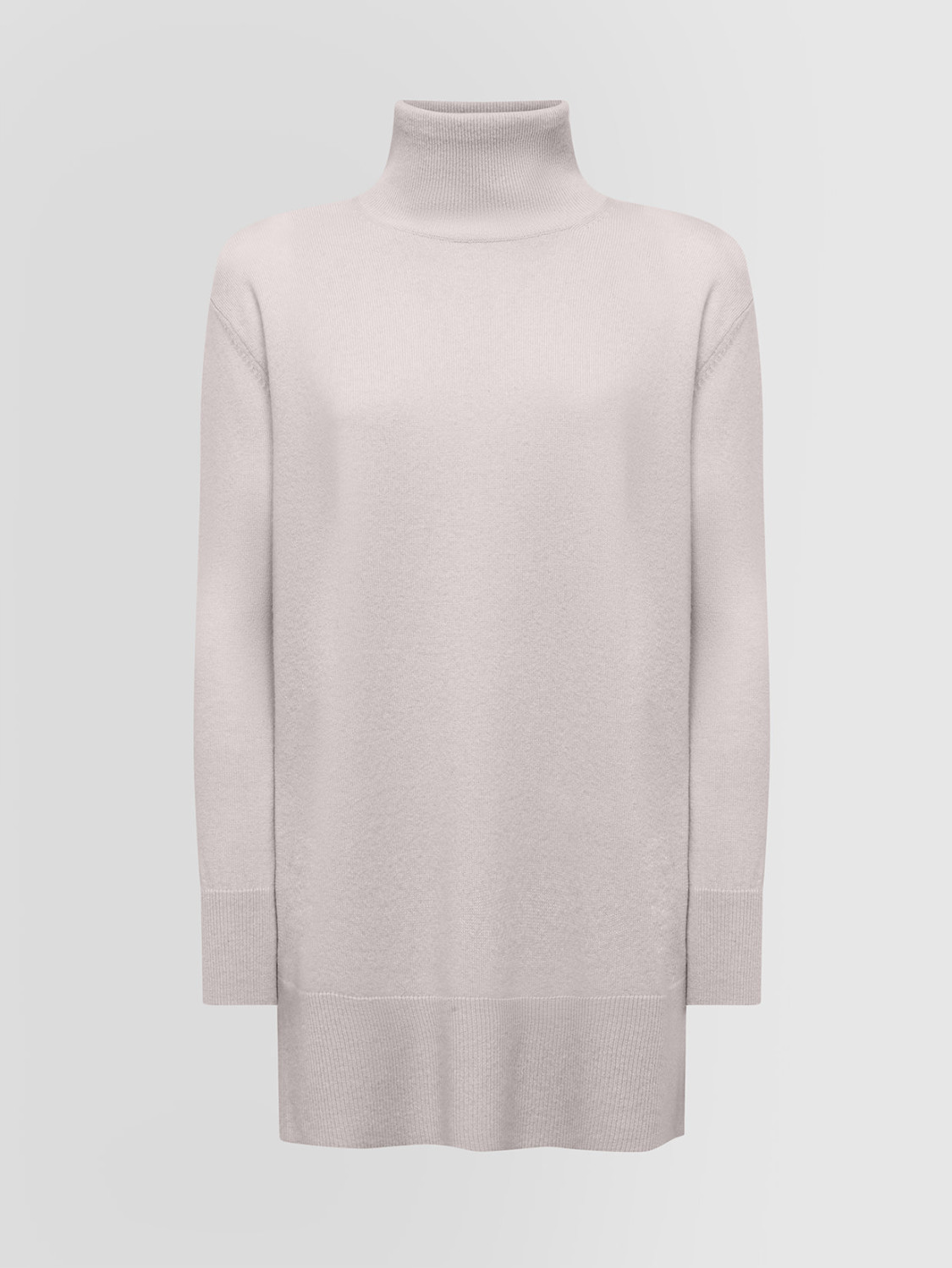 ALPHA STUDIO: MIX SHAPES TURTLE NECK SWEATER