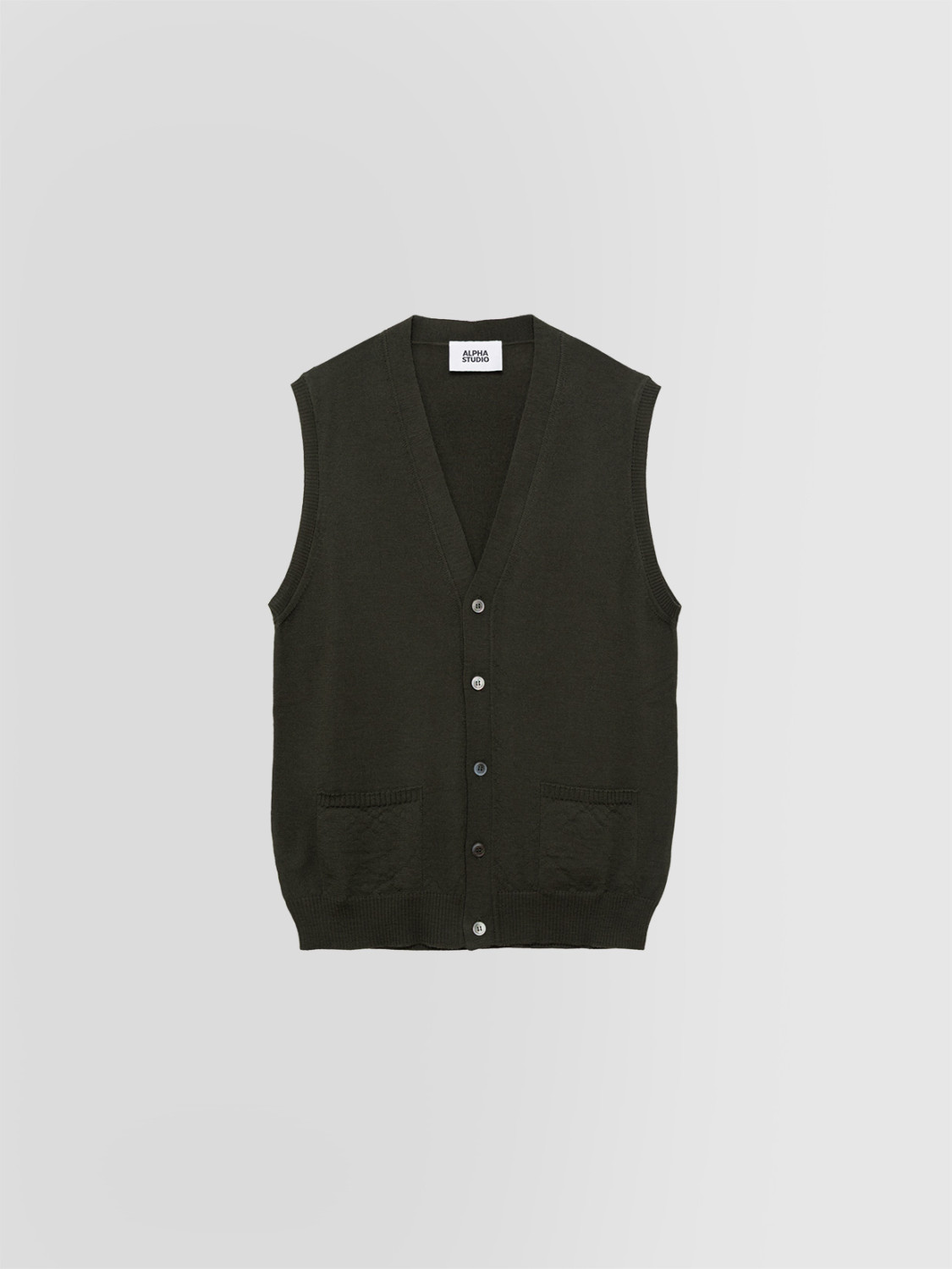 SLIM VEST IN MERINO WOOL