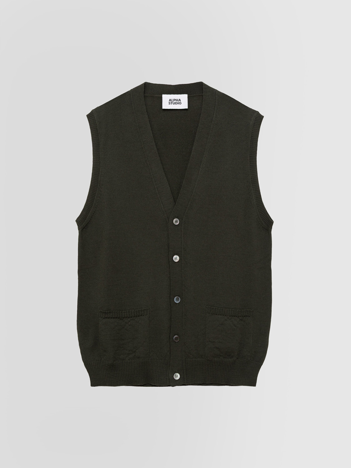 SLIM VEST IN MERINO WOOL