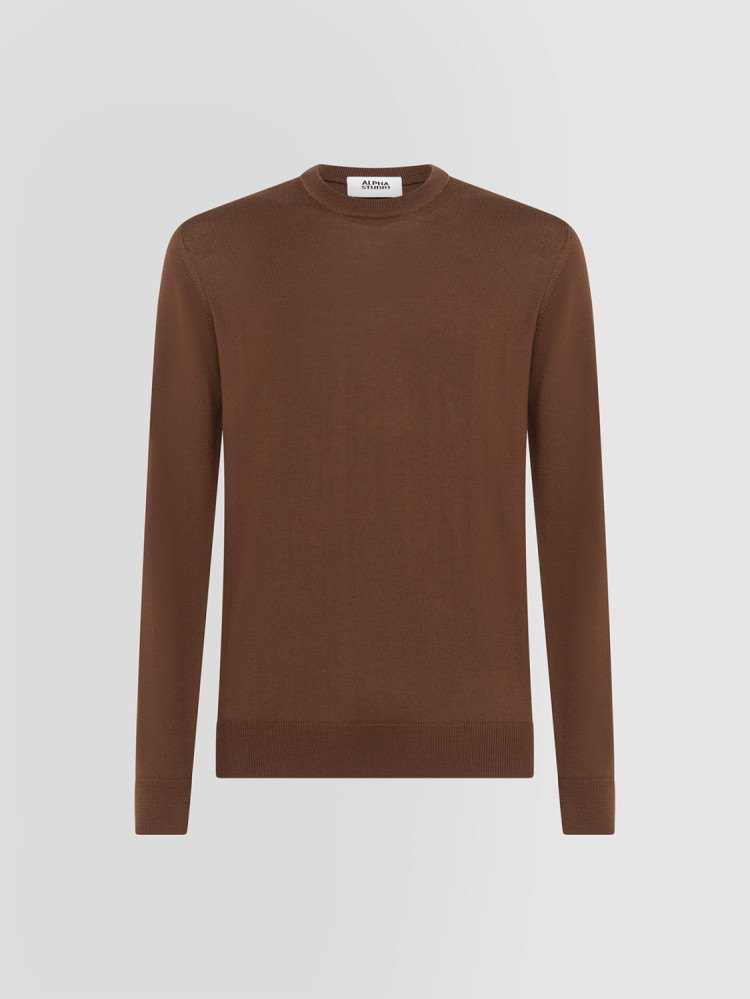 ALPHA STUDIO◆Made in Italy◆50◆カシミヤ タートル Alpha Studio Turtle Neck Sweater In Stockinette Stitch