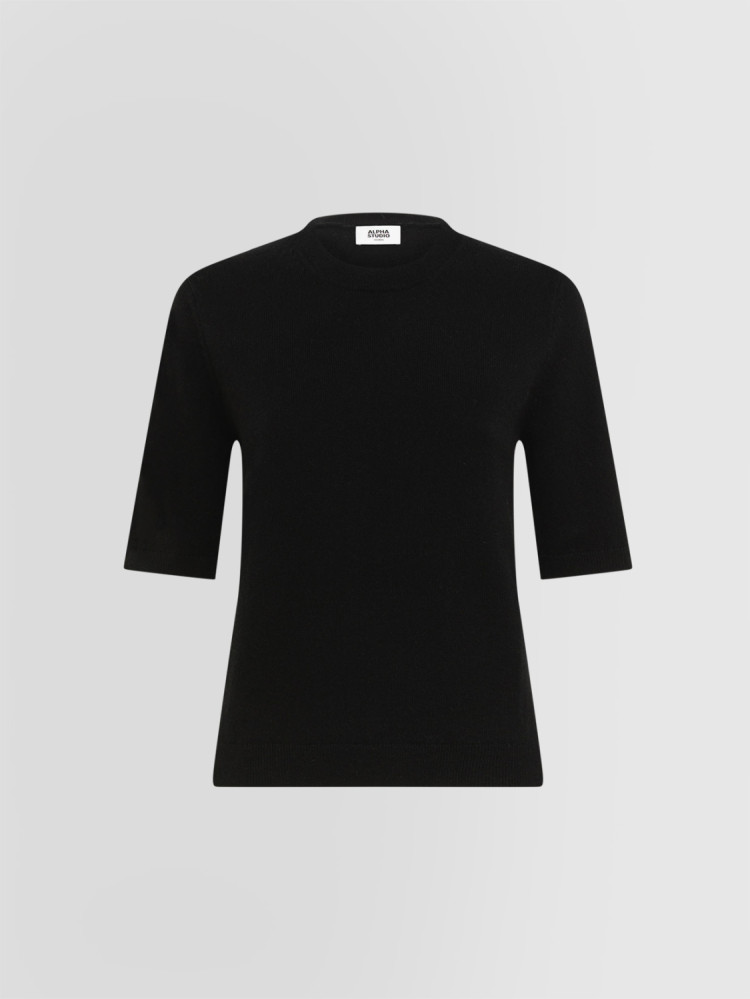 MIXED RIB CREW NECK SWEATER