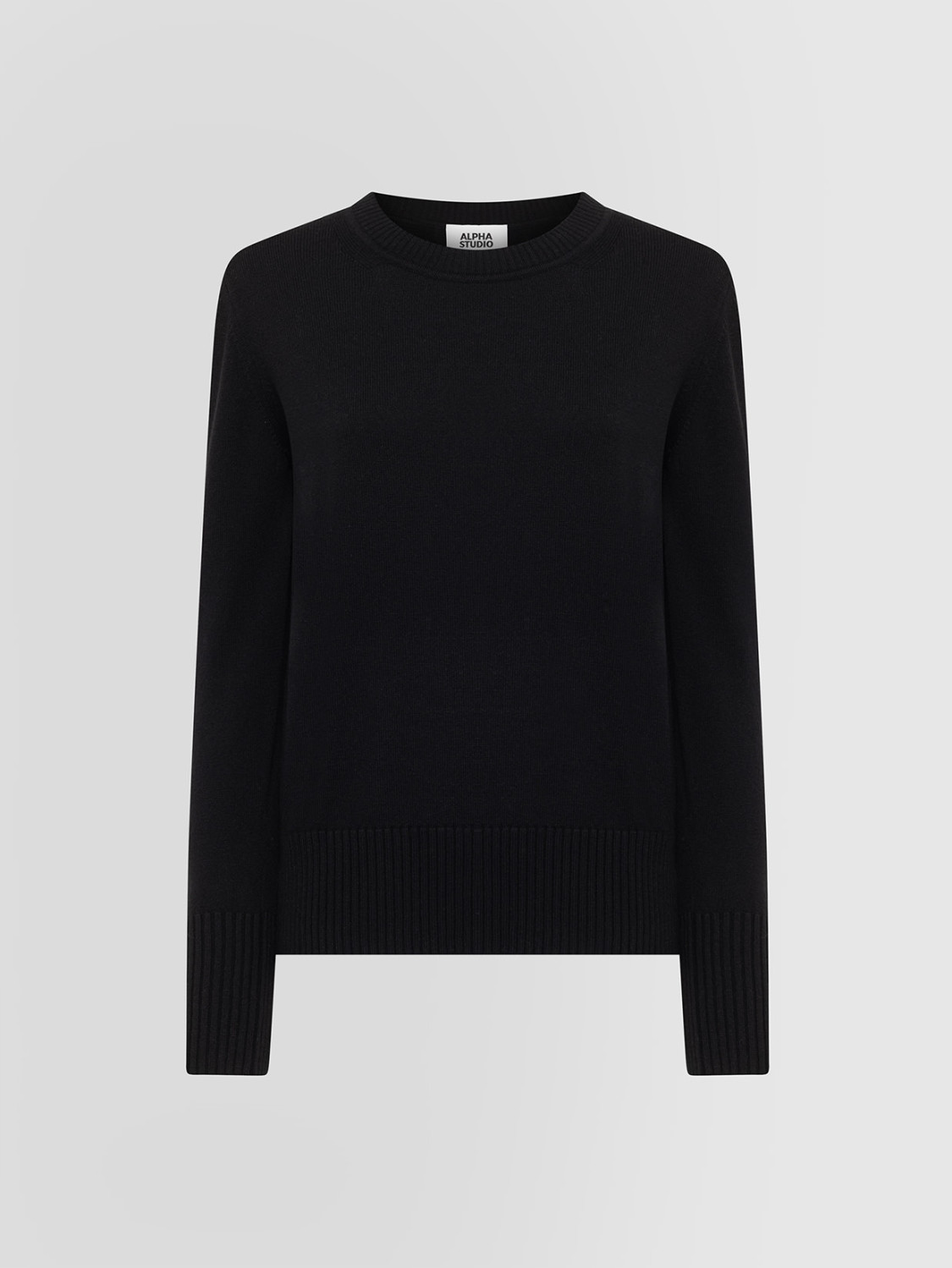 ALPHA STUDIO: FOUR SEASON CREW NECK SWEATER