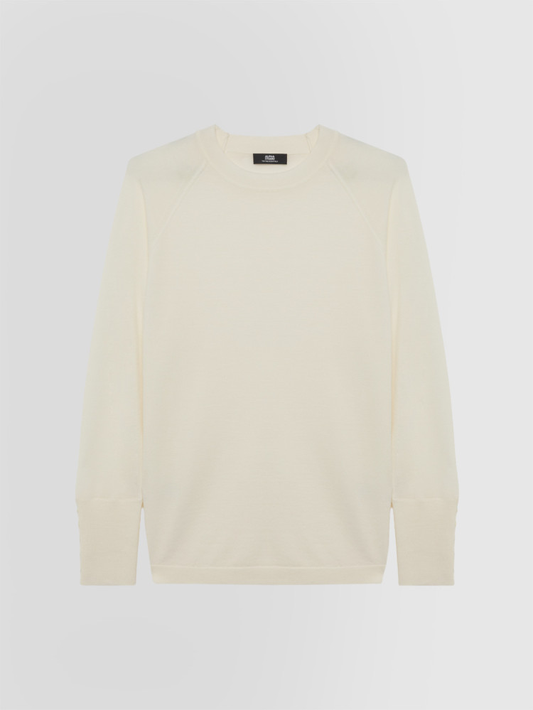 CREW NECK SWEATER IN MERINO WOOL