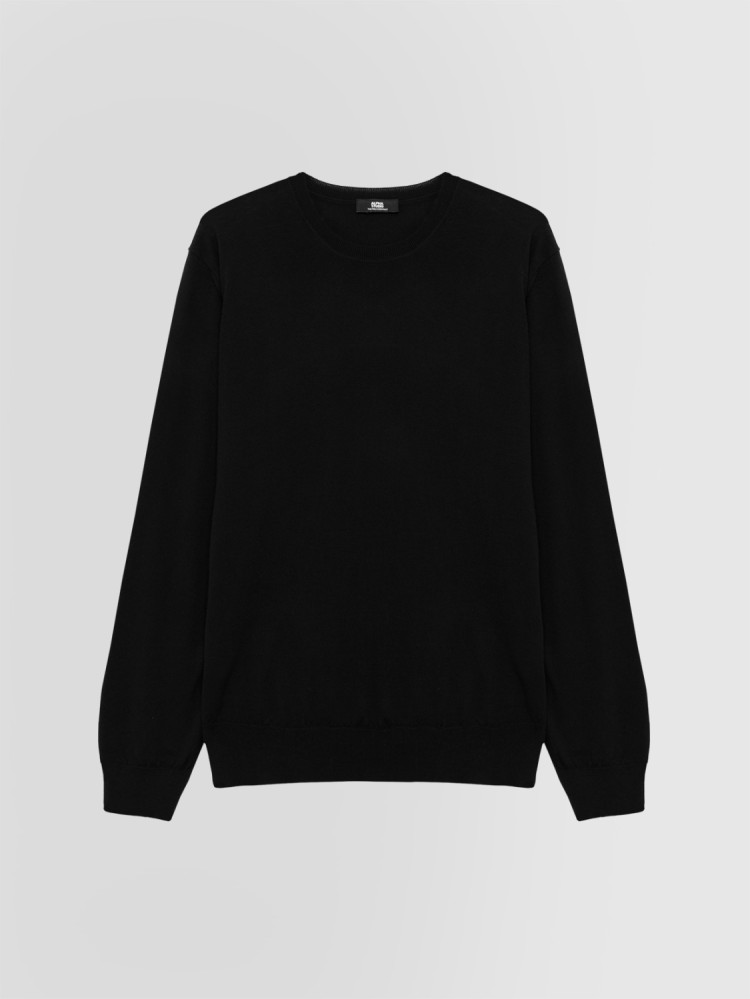 CREW NECK SWEATER IN MERINO WOOL