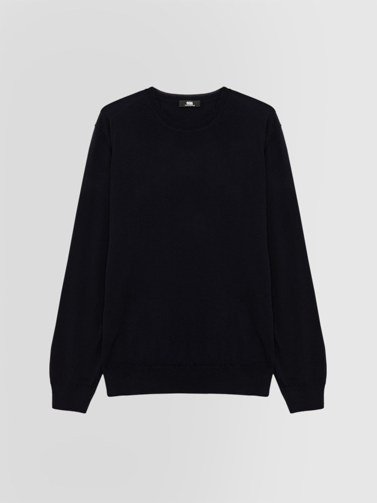 CREW NECK SWEATER IN MERINO WOOL