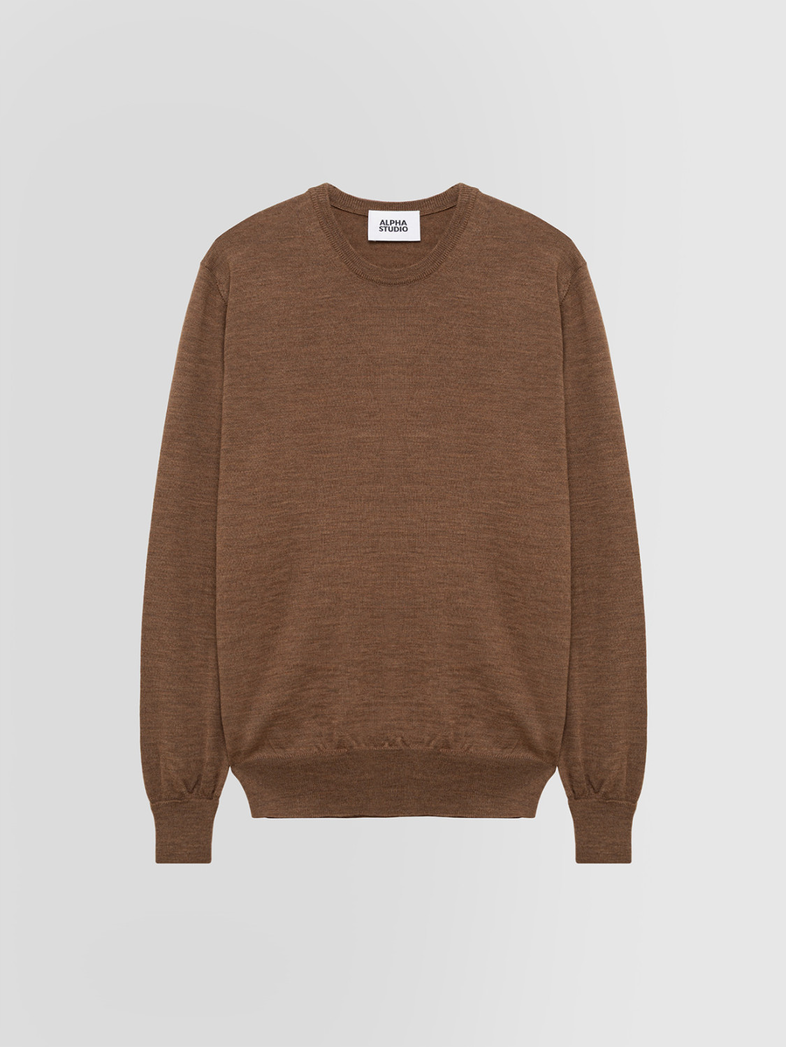 ALPHA STUDIO: GIROCOLLO IN MERINOS CON TOPPE