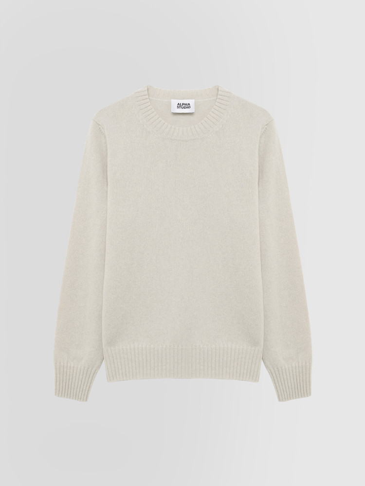 GIROCOLLO PIU' FILI IN LANA E CASHMERE